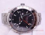 Replica Omega Seamaster GMT Orange Number On Bezel - Stainless Steel Bracelet